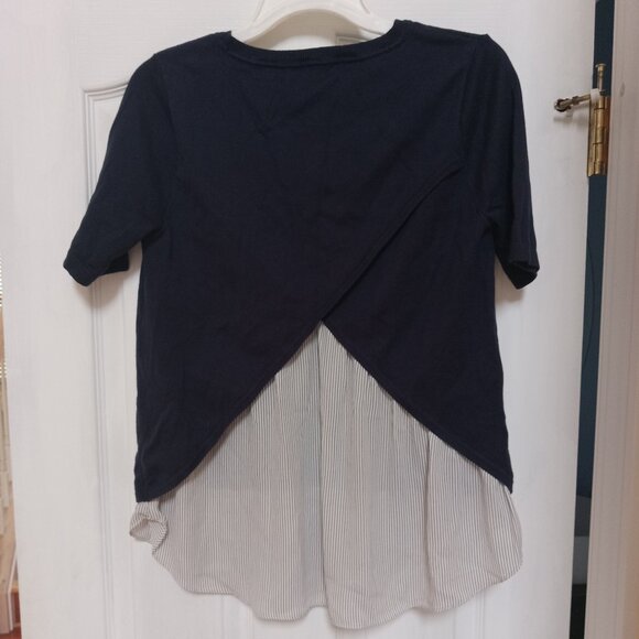 Brand New LOFT Short Sleeve Sweater with Layed Hem - Picture 4 of 4